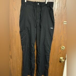 Cherokee Men's Black Cargo Scrub Pants